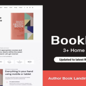 Treaser - Author eBook landing Template + RTL