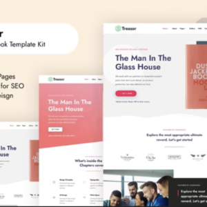 Treasor - Author eBook Elementor Template Kit